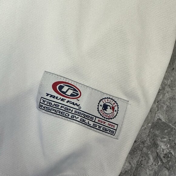 Vintage True Fan MLB Chicago Cubs Jersey 2XL Button Down USA Patriotic Baseball - Picture 4 of 7
